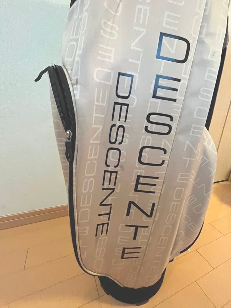 DESCENTE キャディバッグ ベージュ