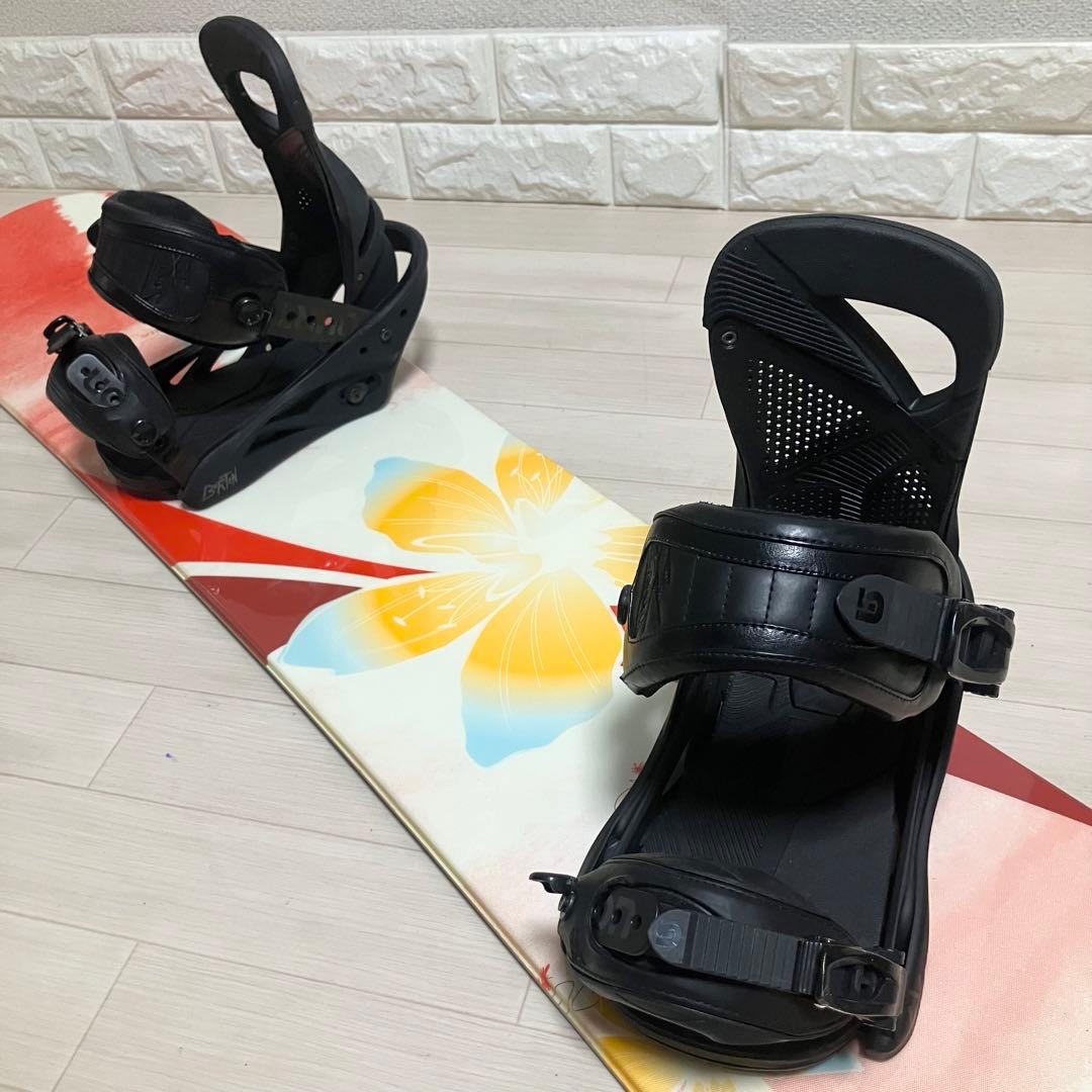 【美品】バック付BURTON Sterlingバートン スノーボードセット144