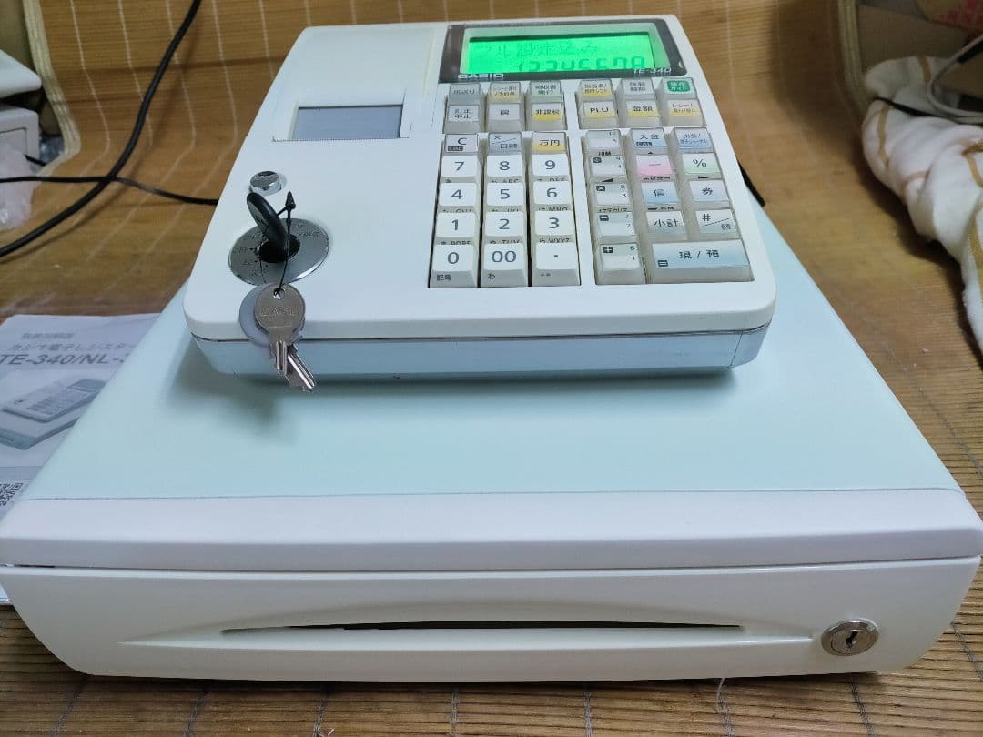 カシオレジスター　TE-340/NL300　フル設定無料　210334