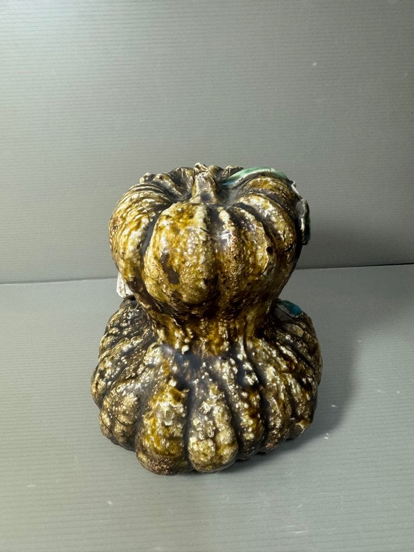 2612 希少　九谷焼　木米作　ネズミ瓜　置物　時代物