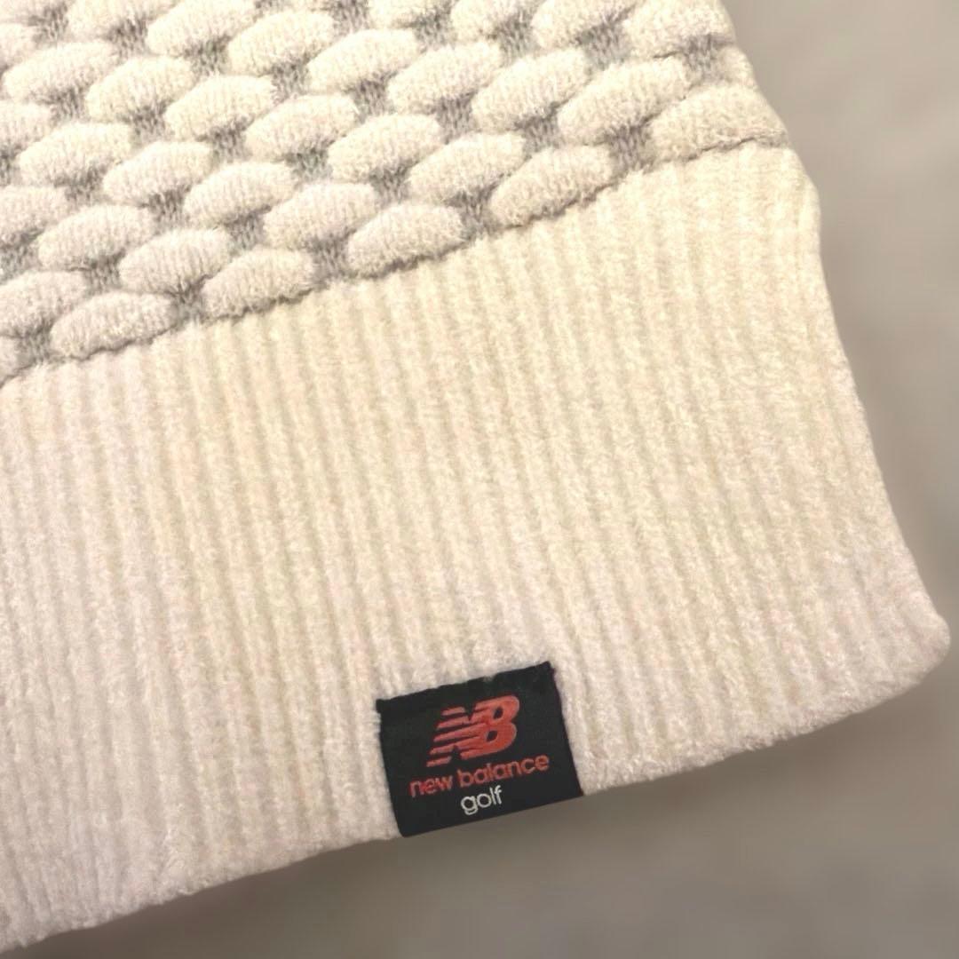 ニューバランス オプティカル モックネック ニット プルオーバー 新品