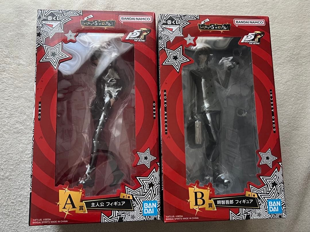 ペルソナ5ザ・ロイヤル 一番くじ A賞 B賞 フィギュア 主人公 明智吾郎