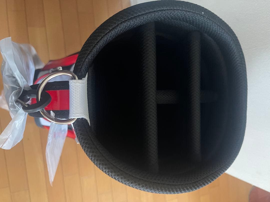 BRIDGESTONE ゴルフキャディバッグ ホワイト/レッド/ブラック