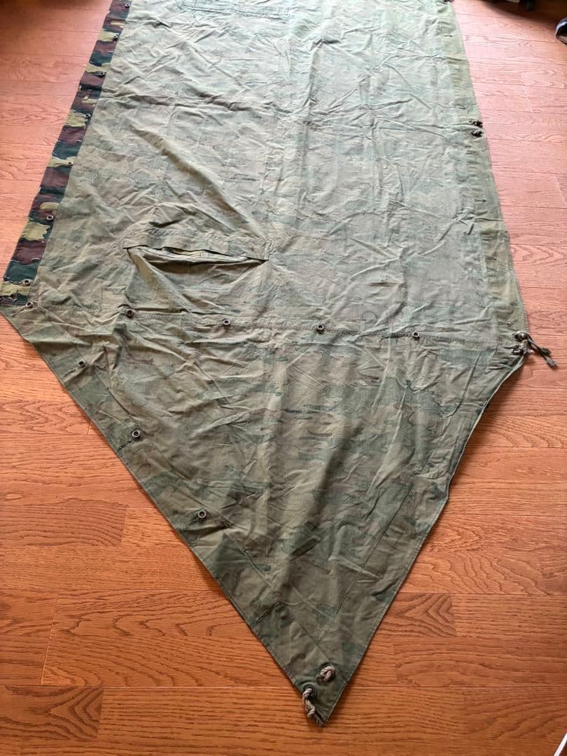 ラスト2枚　ベルギー軍幕　ジグソーカモ　used