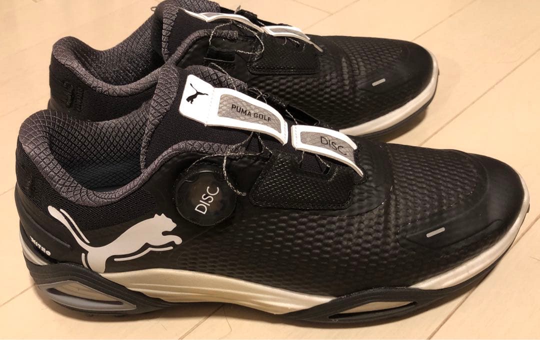 PUMA GOLF DISC ブラック ゴルフシューズ