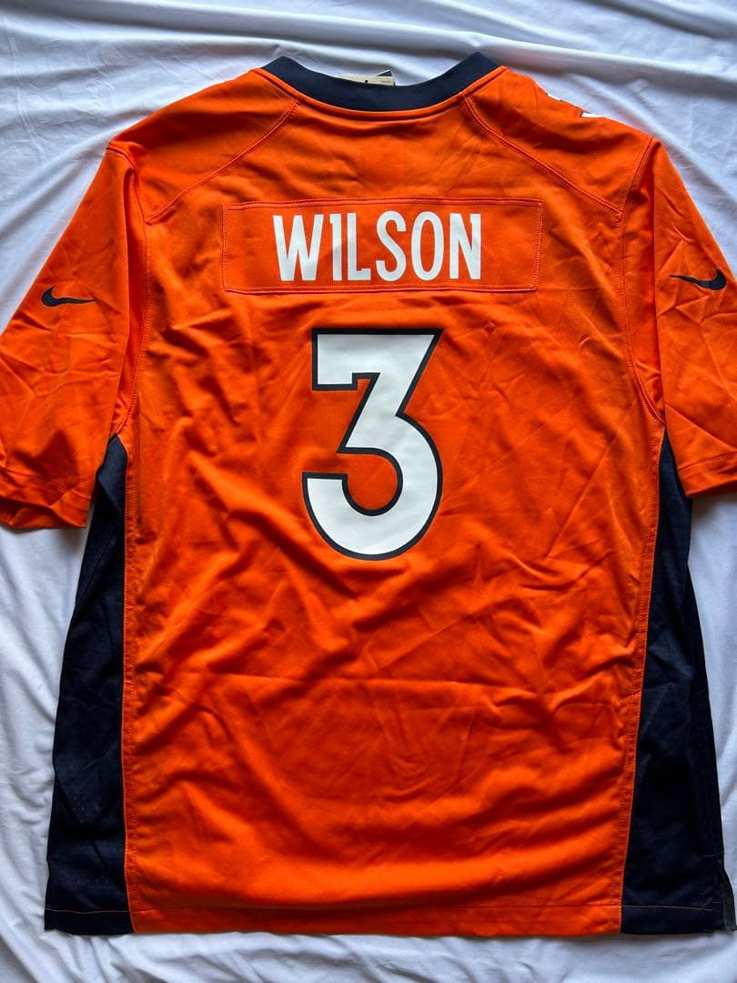 値下げ 新品未使用 XL NFL ブロンコス ラッセル ウィルソン ユニフォーム