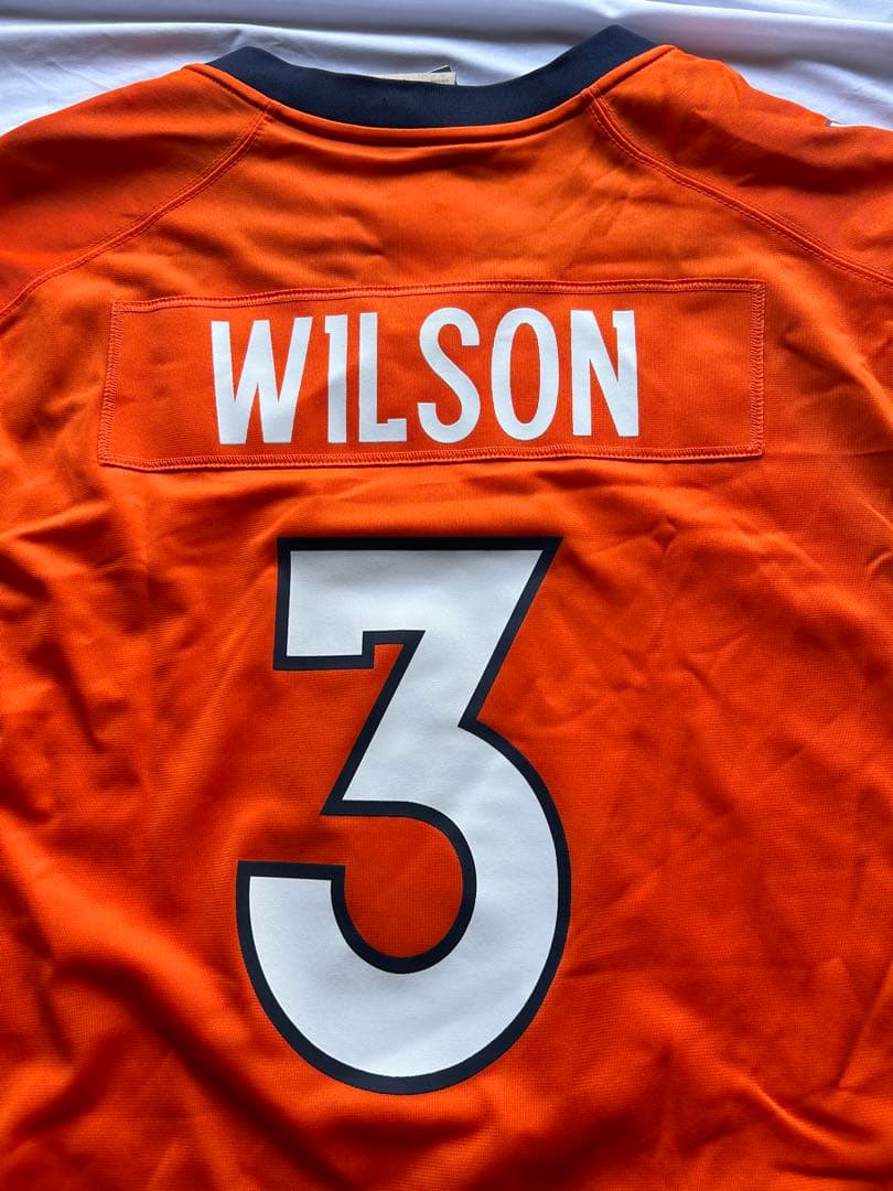 値下げ 新品未使用 XL NFL ブロンコス ラッセル ウィルソン ユニフォーム