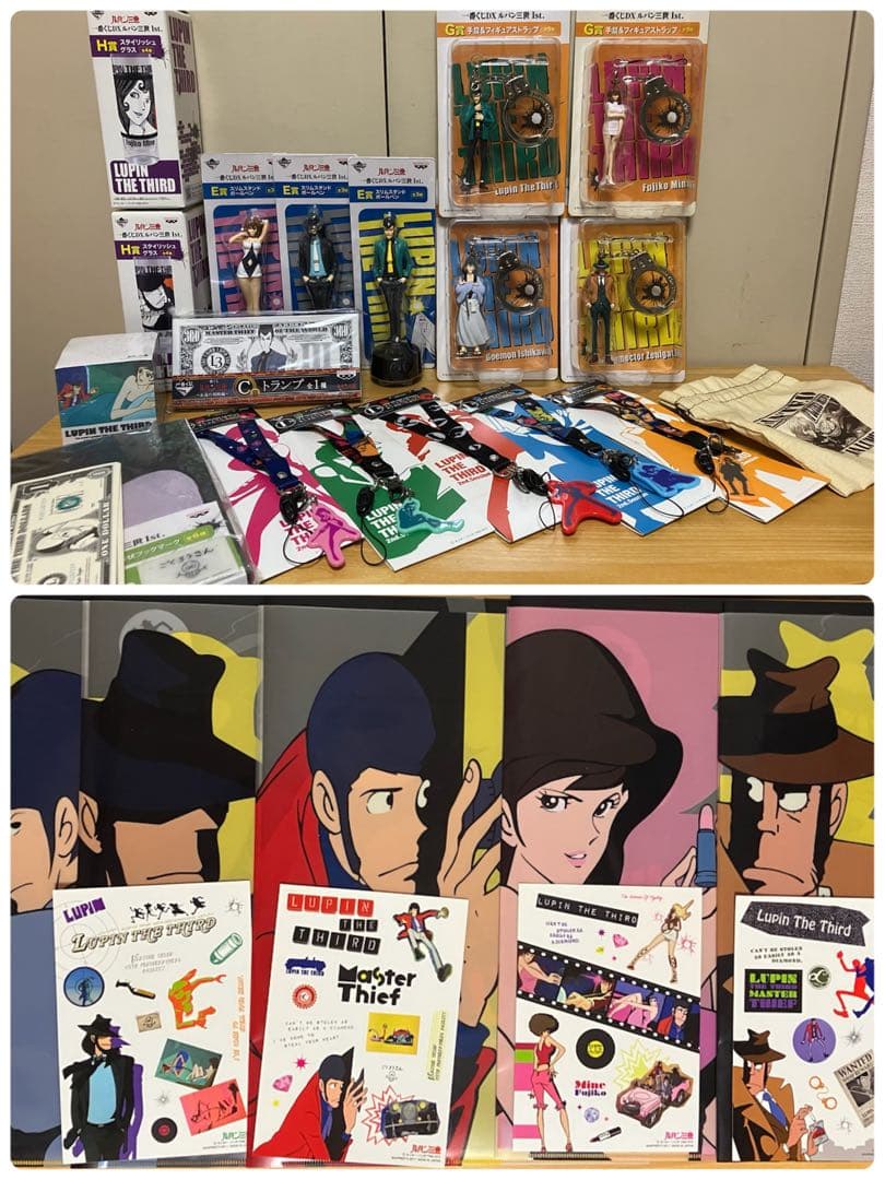 【年代物】ルパン三世　ダイブフィギュア　一番くじセット【画像1＆2枚目】