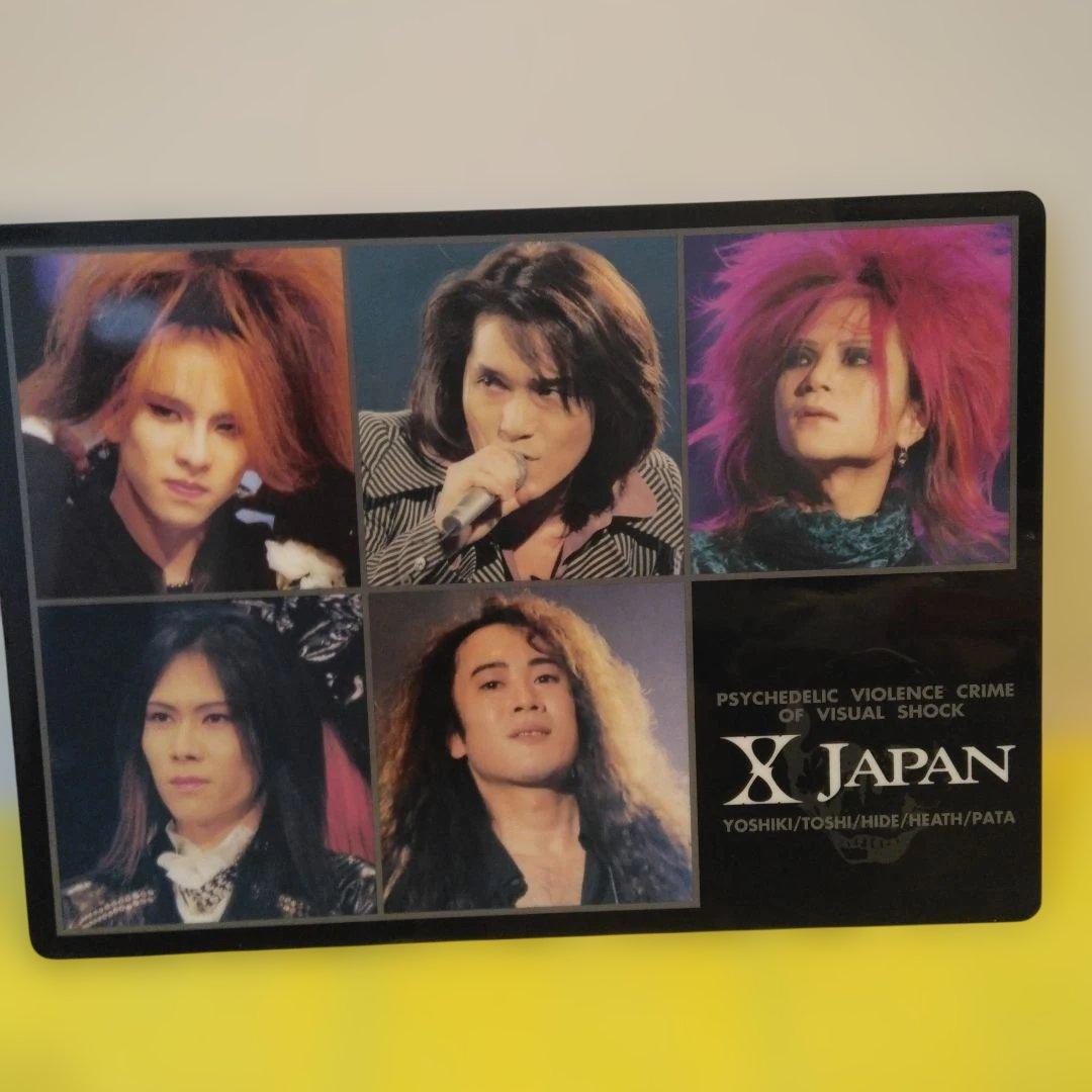 レトロX JAPAN　hide さんぬいぐるみ ／ストラップ/下敷き6点 セット