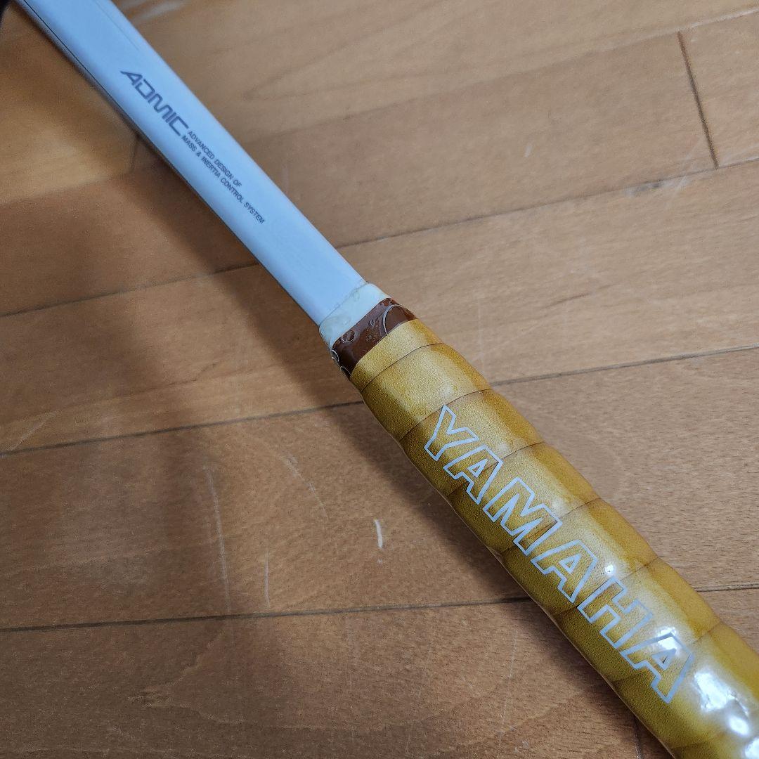 【新品未使用】YAMAHA ADMIC α-97L テニスラケット ホワイト