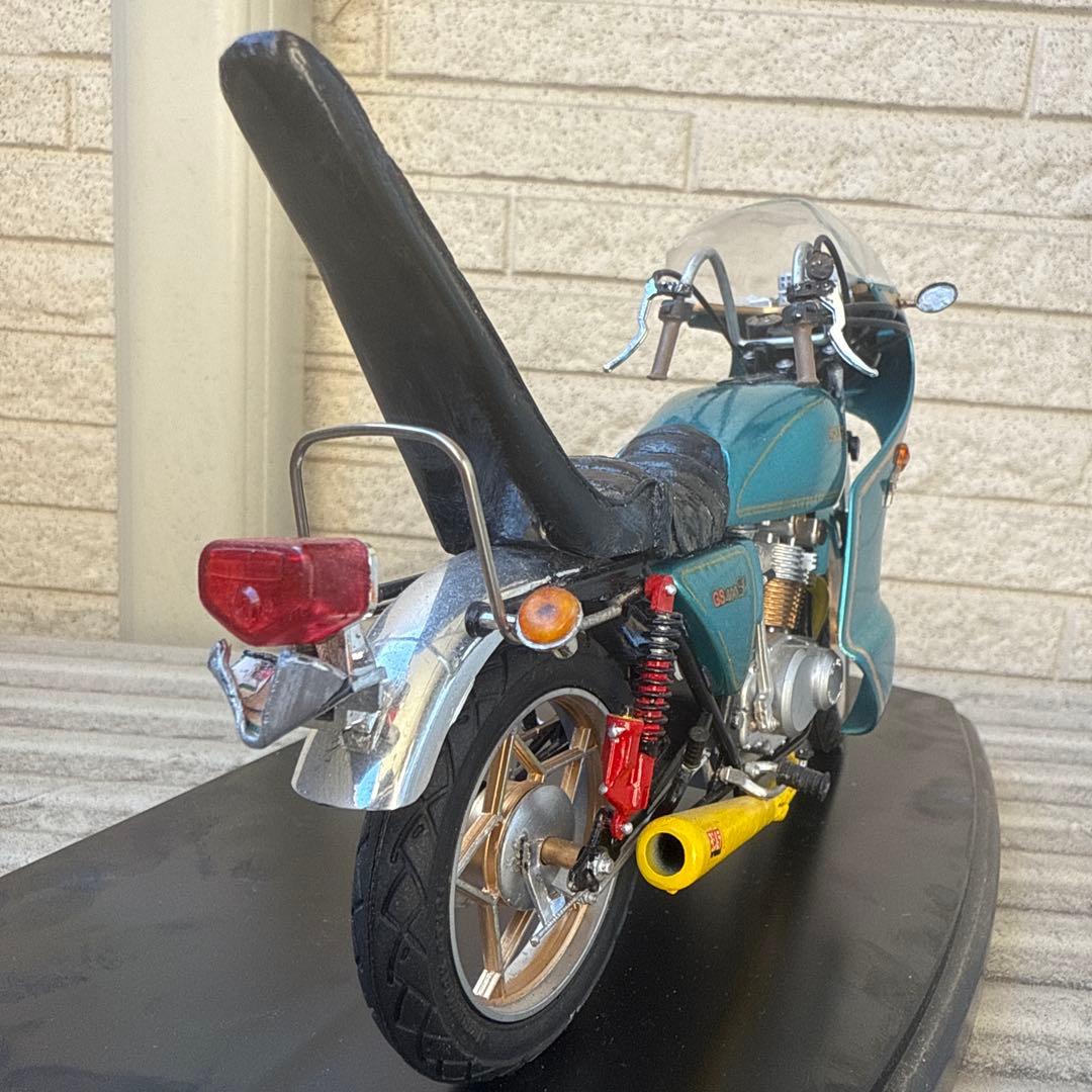 俺のマシン　GS400L完成品　当時物　旧車會　暴走族　1/12ロケット　3段