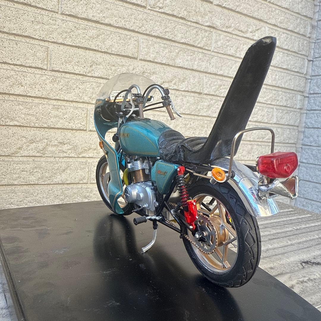 俺のマシン　GS400L完成品　当時物　旧車會　暴走族　1/12ロケット　3段