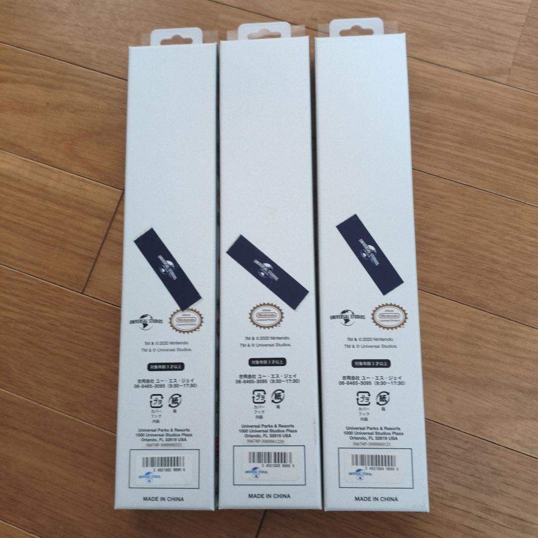 USJ　ニンテンドーワールド　スーパーマリオ パワーアップバンド 3本セット