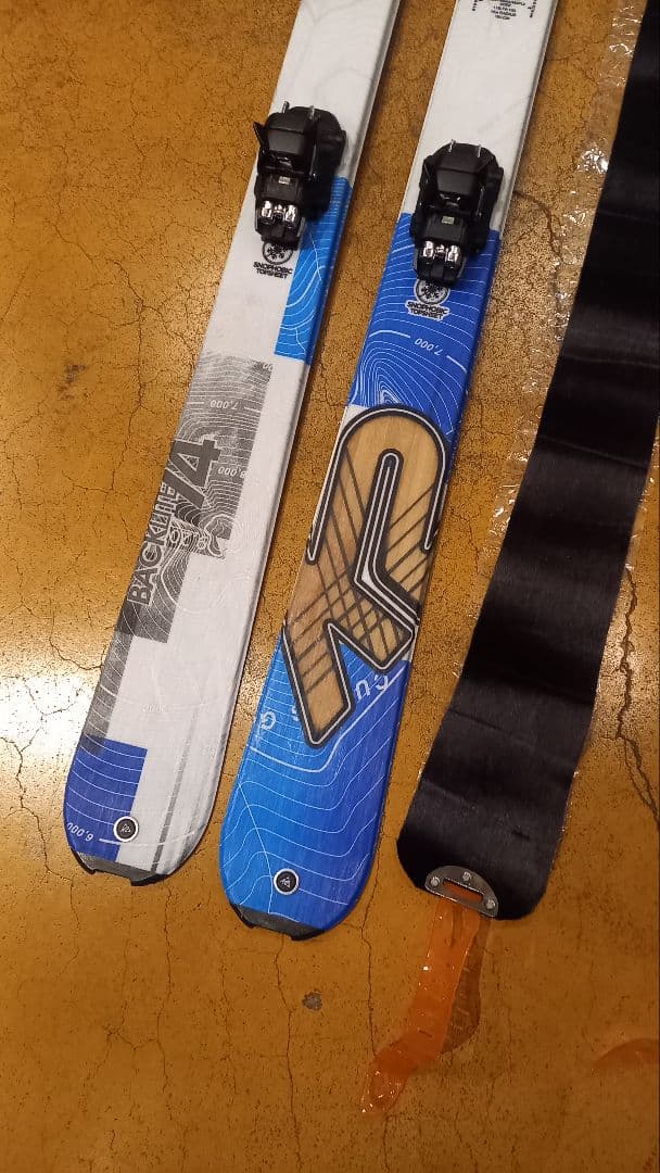 k2　バックライト74 中古山スキー　dynafit tlt 　　シールおまけ