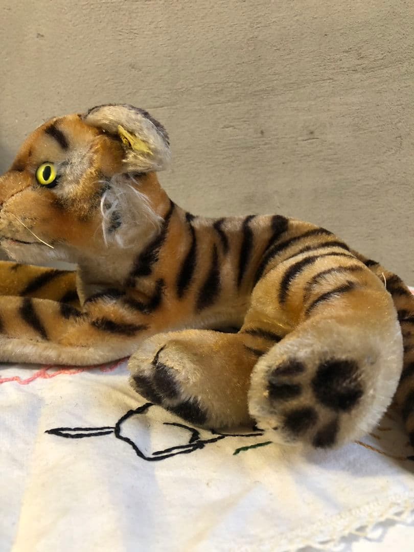 アンティーク シュタイフ タイガー テディ