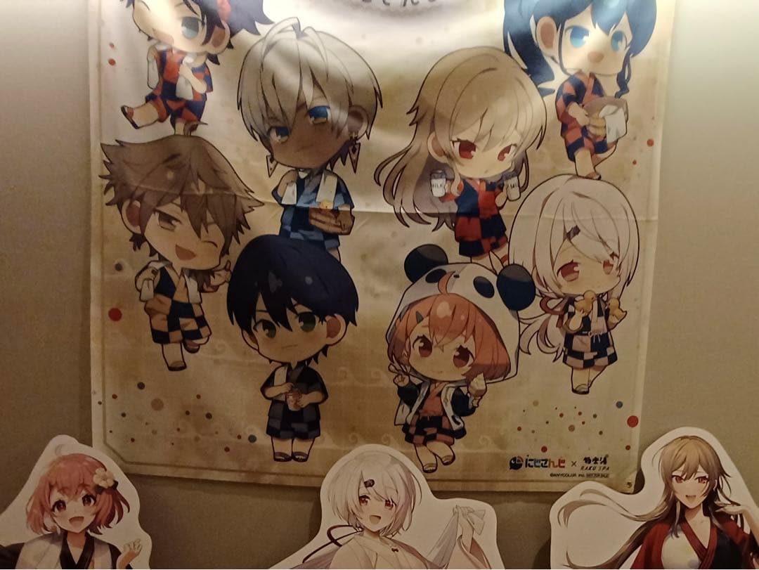 極楽湯 にじさんじ タペストリー のぼり