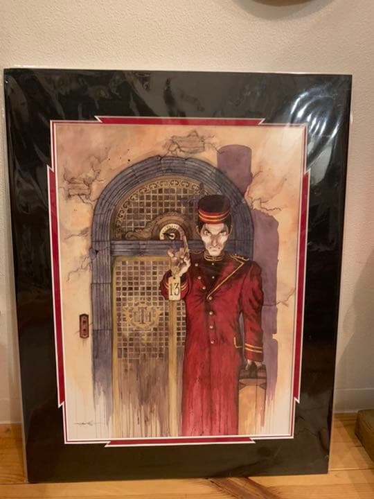 タワーオブテラー　絵　プリント　アート　ディズニー　限定　レア　海外商品