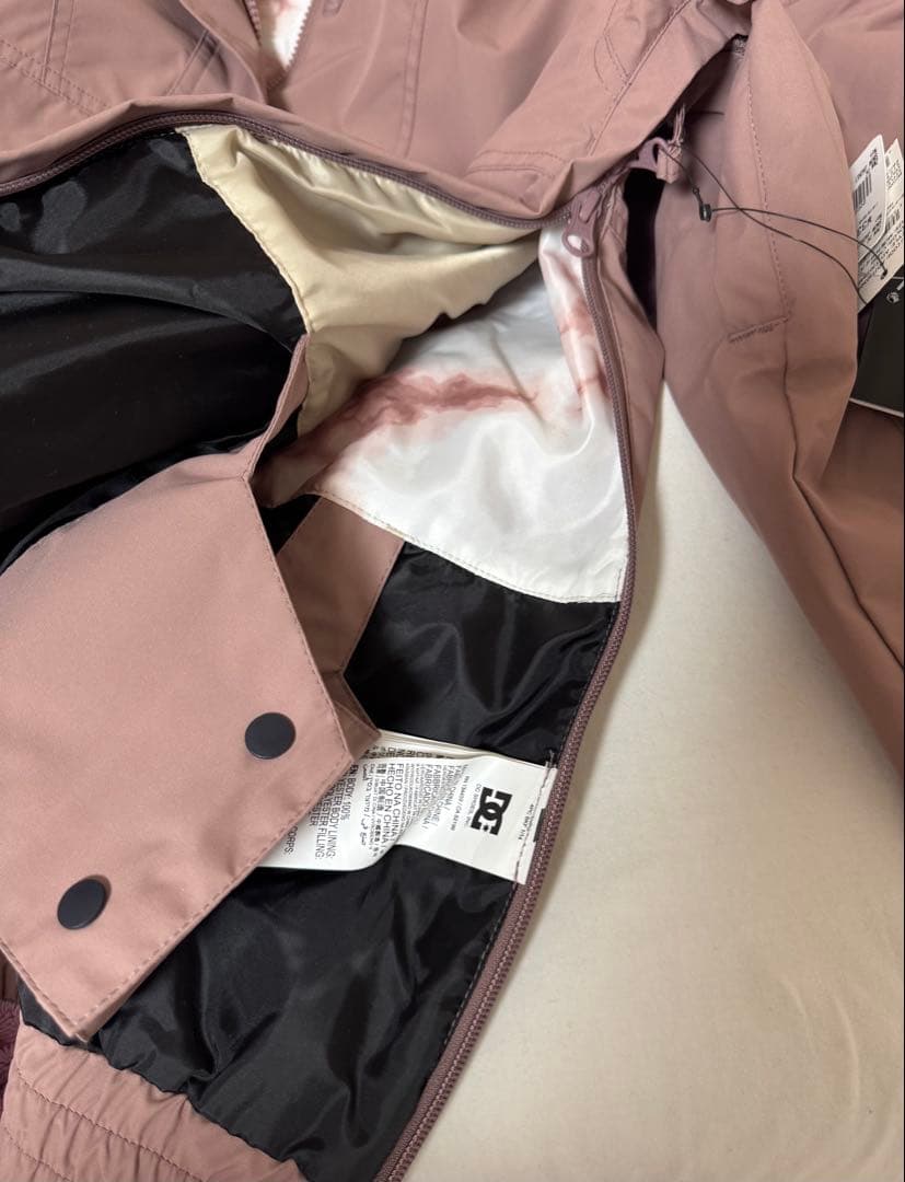【新品未使用】DC スノボウェア レディース M 防水アノラック ピンクベージュ