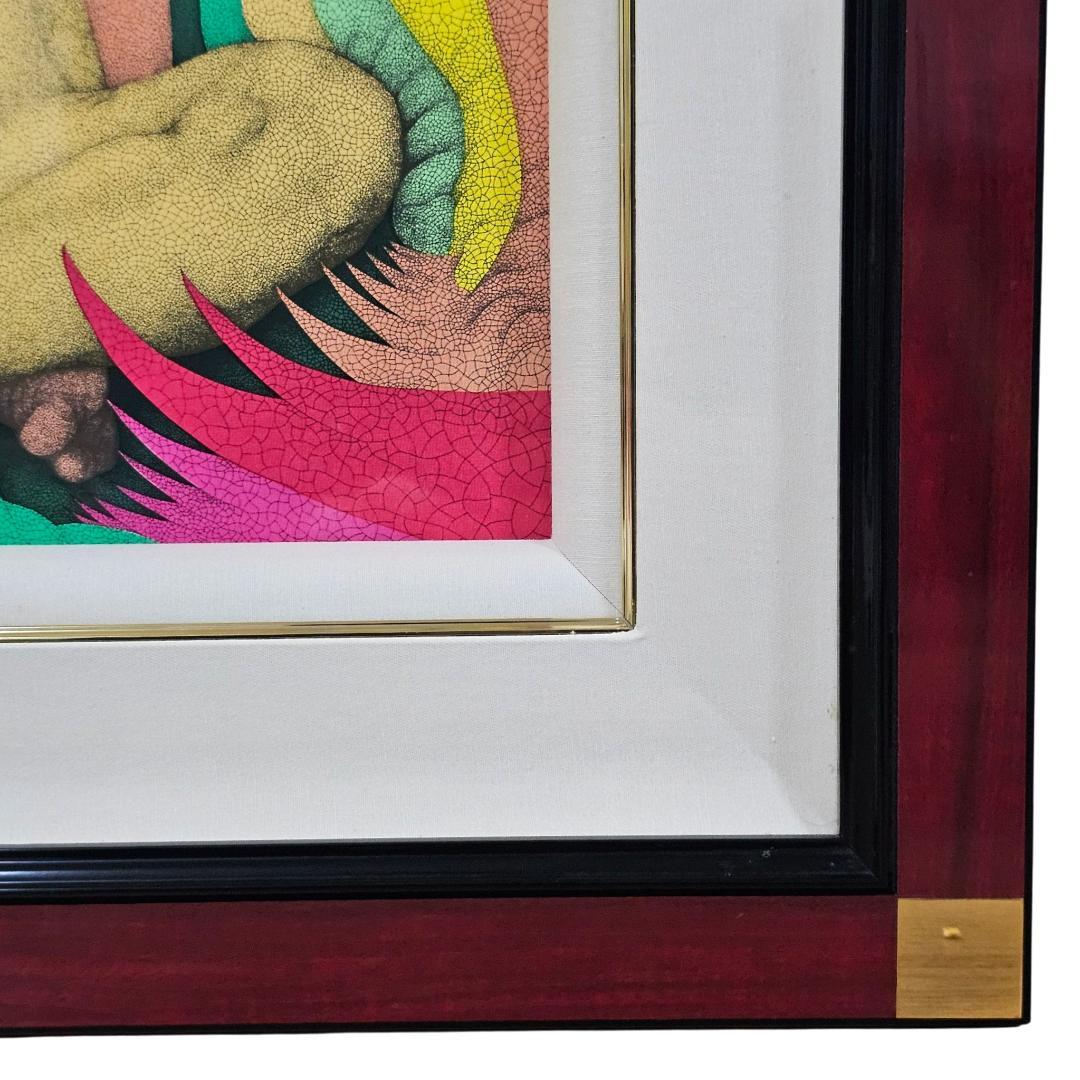 証明書付 城景都 メドゥーサ シルクスクリーン 1996年 額装 ニホン画廊