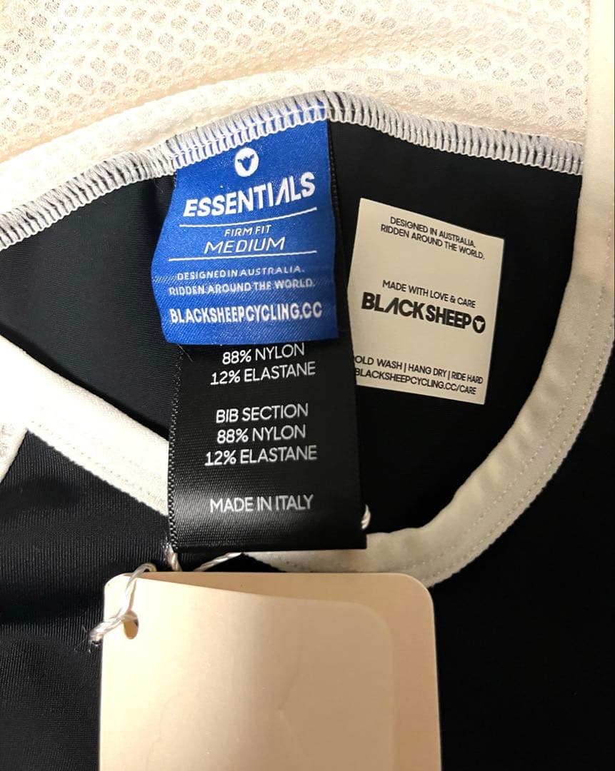 【新品】Black Sheep Cycling BIB M ブラック