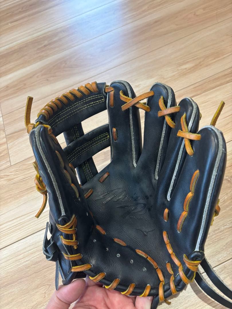 Mizuno プロ　クラシック軟式野球グローブ 黒