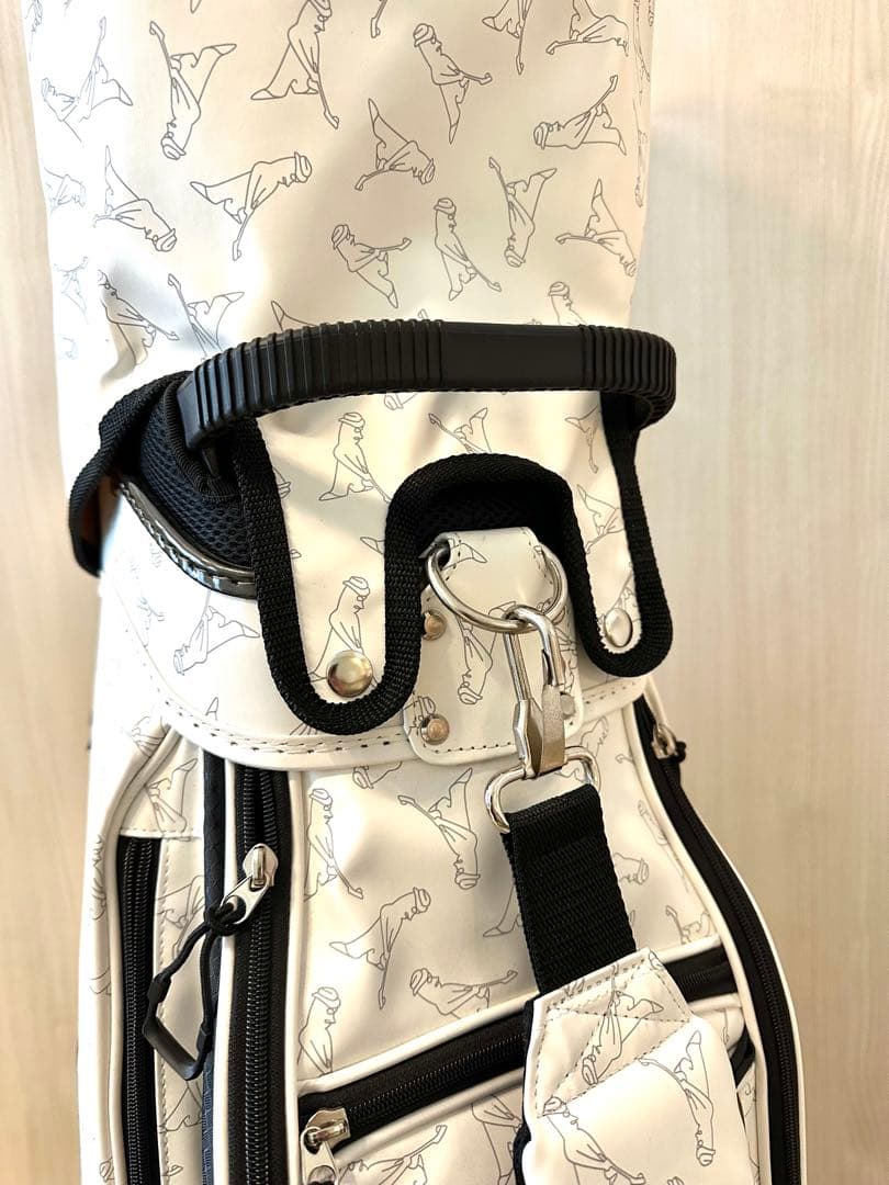 新品／未使用品｜PINGピン｜ゴルフキャディバッグ 9型ホワイト／ブラック