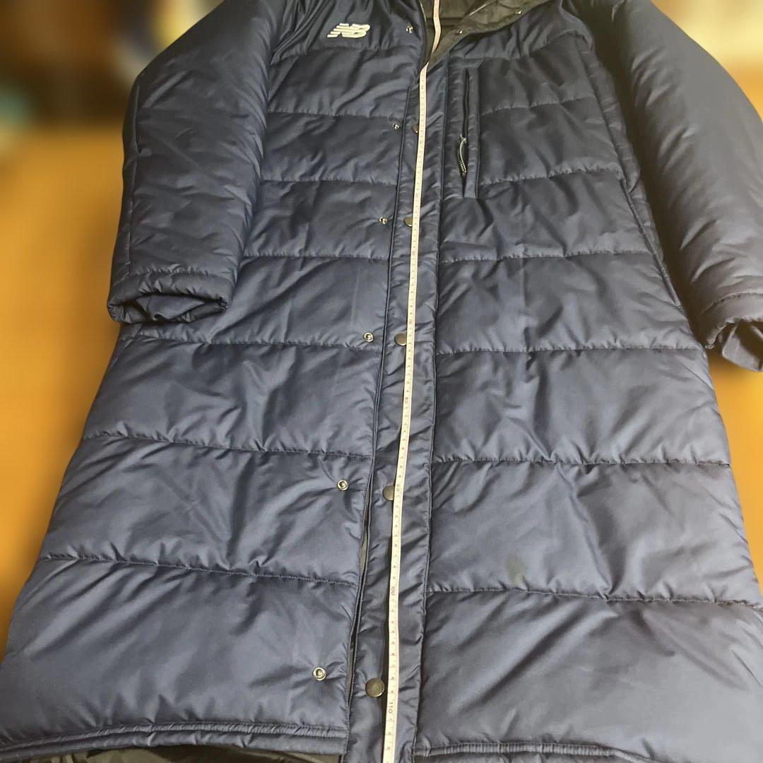 ニューバランス　ベンチコート　L ネイビー