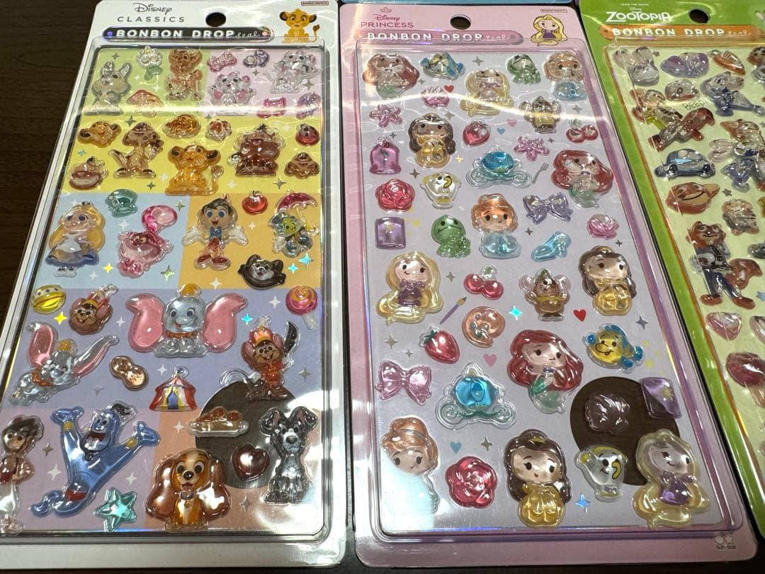 正規品　ボンボンドロップシール　ディズニー　第2弾　8種類　コンプリート