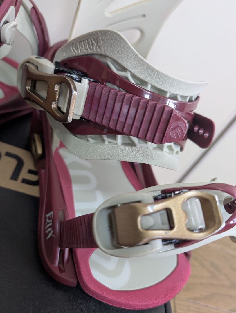 FLUX GS サイズ：SM スノーボードビンディング マルーン