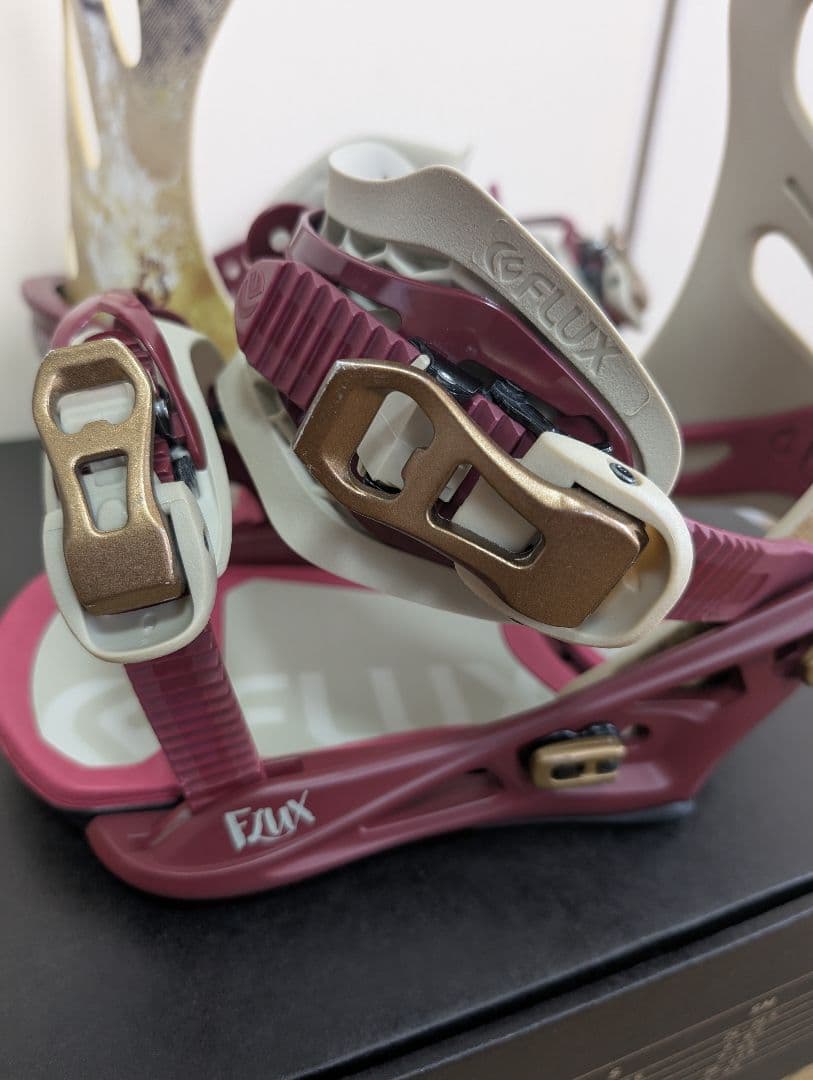 FLUX GS サイズ：SM スノーボードビンディング マルーン