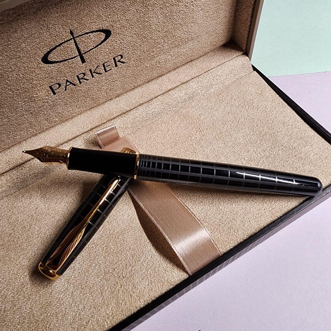 パーカー ソネット ダークグレイ GT【極美品、万年筆】