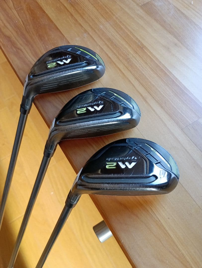 名作M2レスキュー4〜5番〜6番3本セットフレックスS純正ヘッドカバー付おまけ付