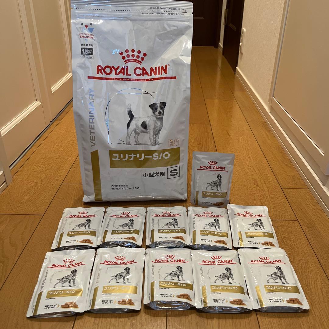 ロイヤルカナン ユリナリーS/O 小型犬用S 3kg 1袋とパウチ11個