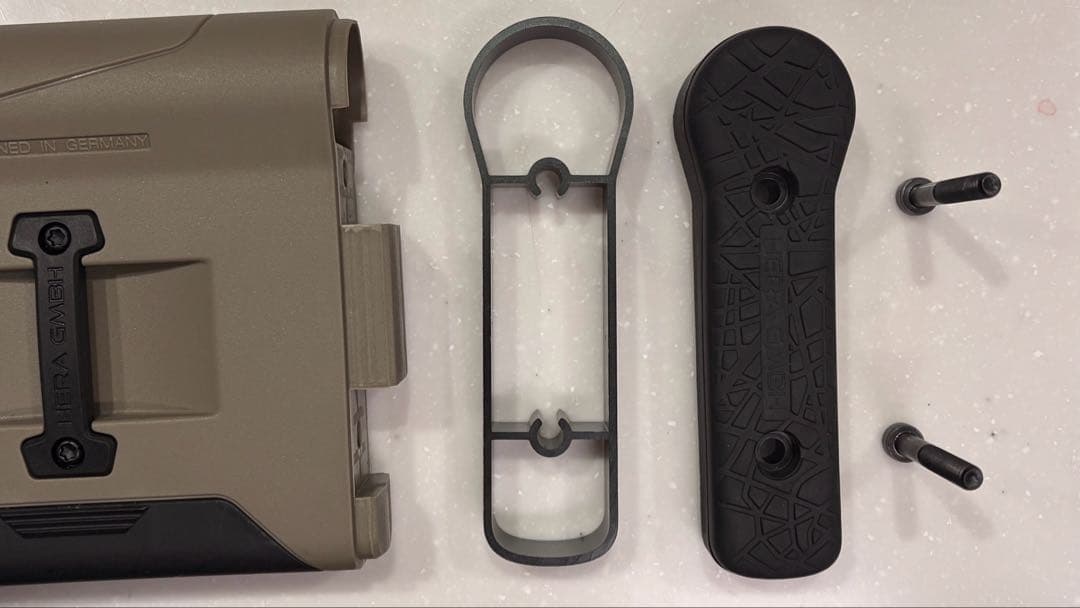 ICS製　CQR ストック　フォアグリップ　タンカラー