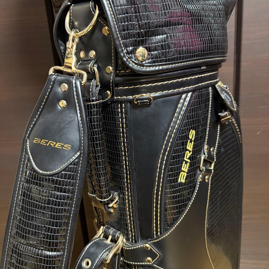 HONMA BERES クロコダイル風 キャディバッグ ゴルフバッグ