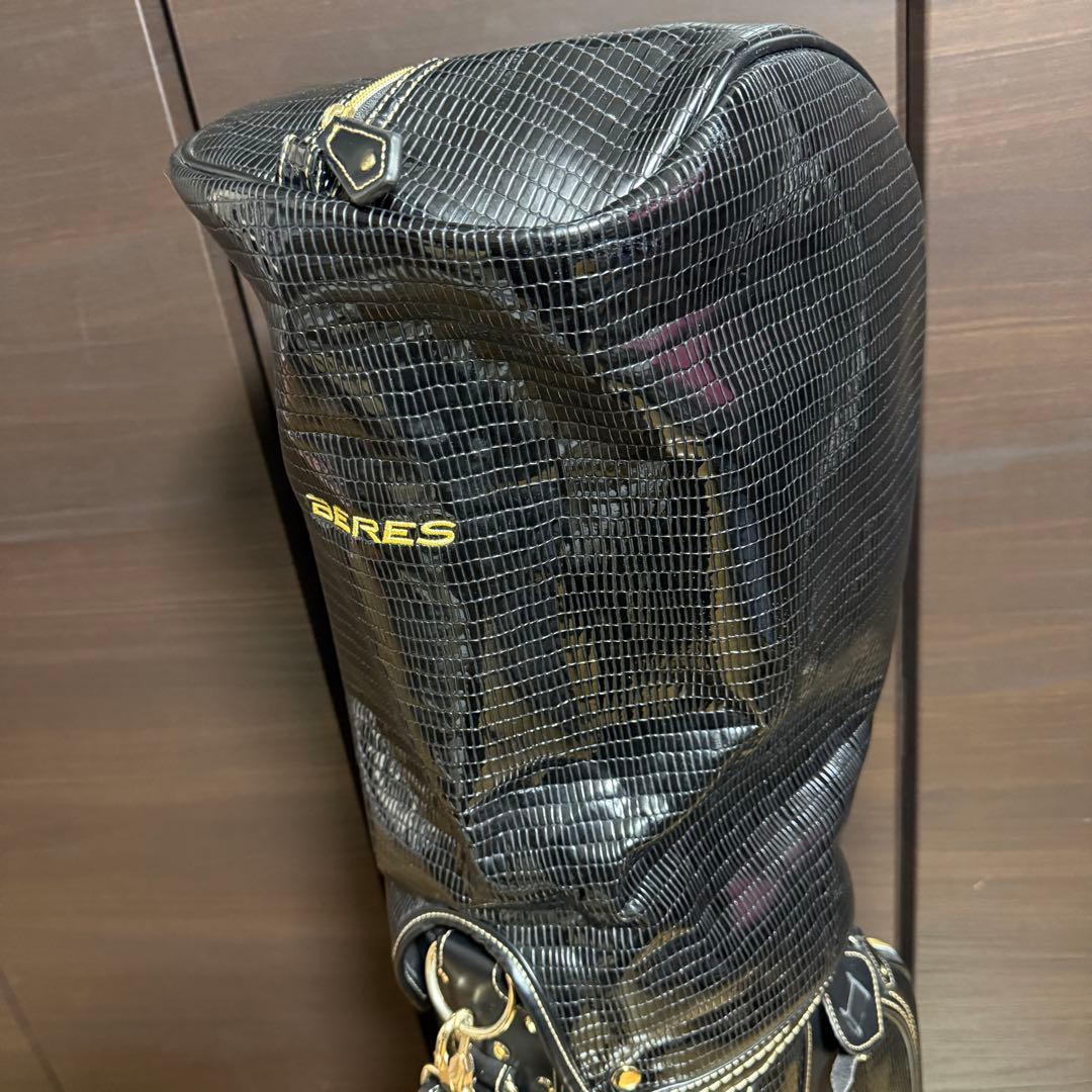 HONMA BERES クロコダイル風 キャディバッグ ゴルフバッグ