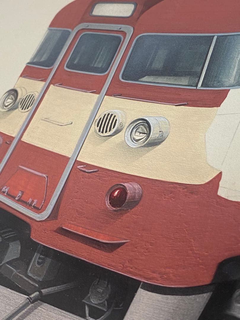 2555❣️ 鉄道　　オブジェ　電車　絵　3セット