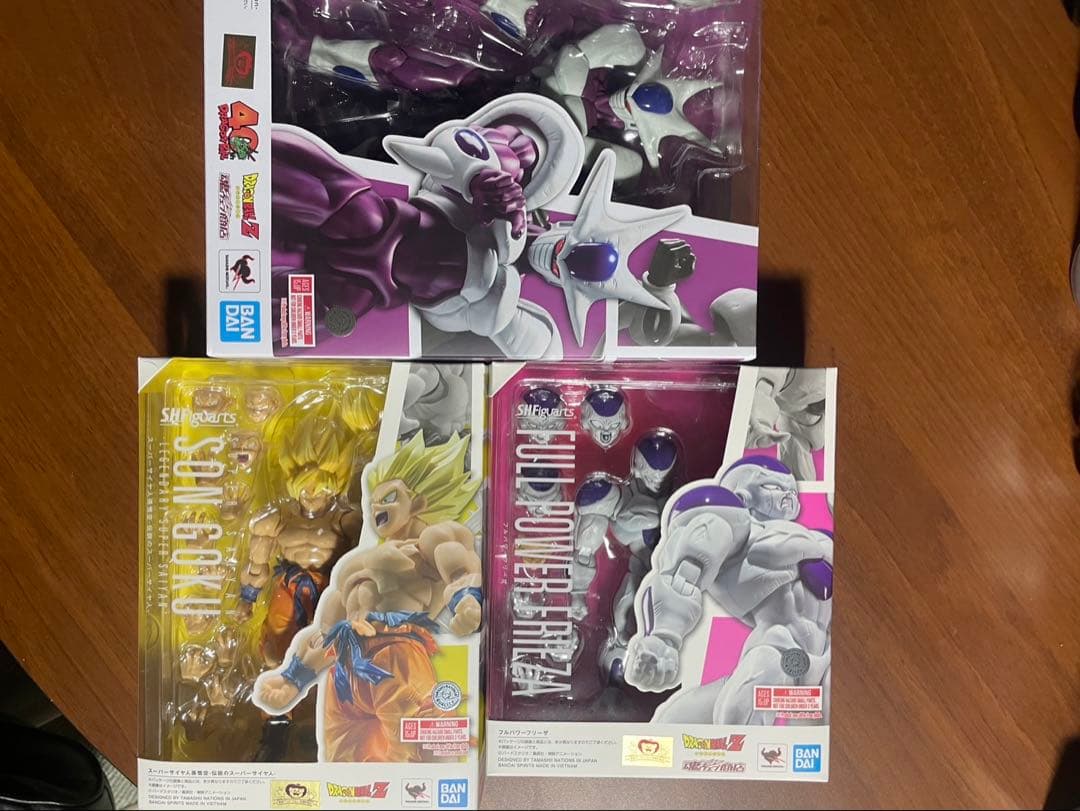S.H.Figuarts ドラゴンボール　クウラ　フリーザ　孫悟空　3点セット