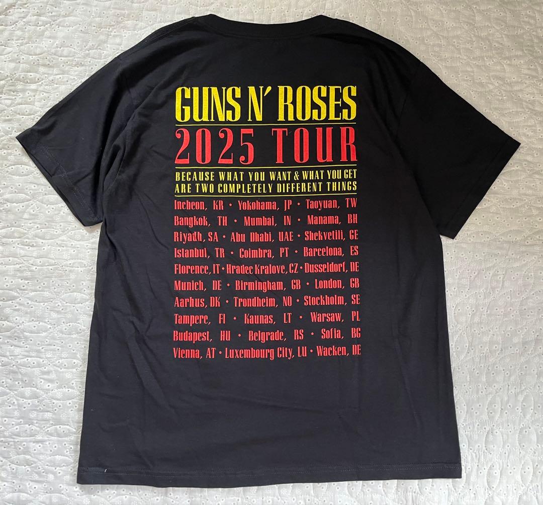 GUNS N' ROSES 2025 TOUR Tシャツ Mサイズ