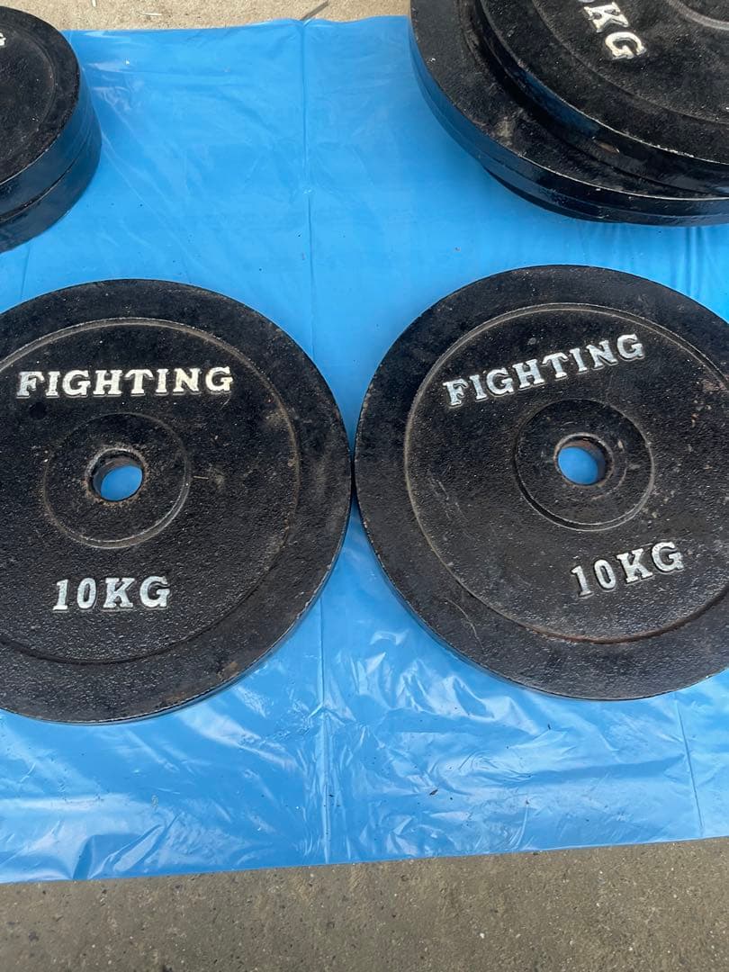 FIGHTING ウエイトプレート 10KG ×2