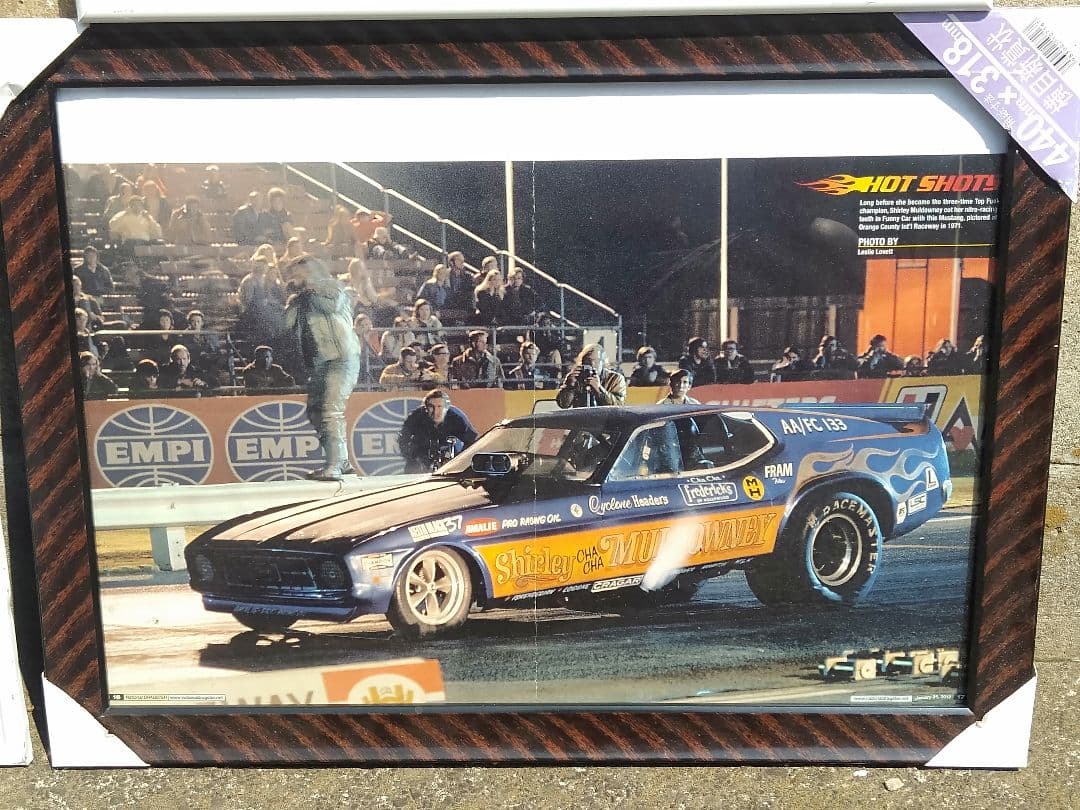 ビンテージ NHRA NASCAR メイン スポンサー 煙草 広告AD＆ パネル