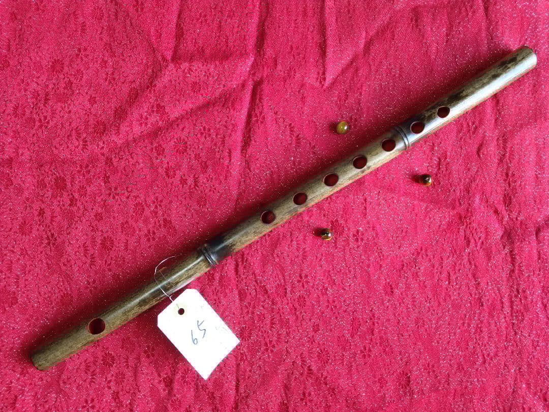 65 和笛 眞笛 竹笛 古典調七穴五本調子 根岸篠笛工房