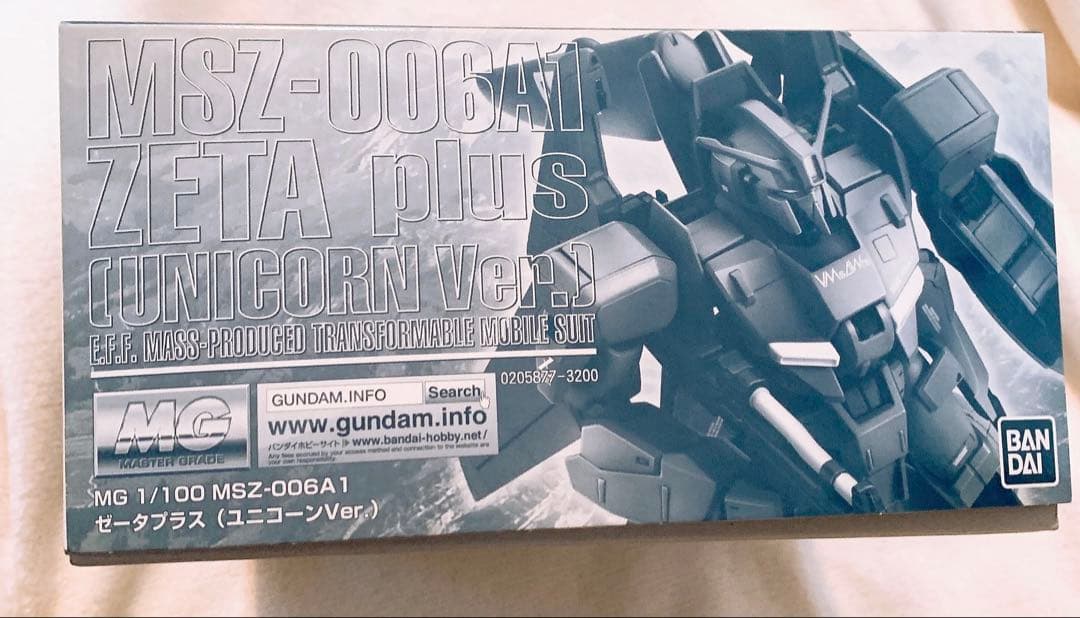 【内装未開封】MG ゼータプラス　ユニコーンver