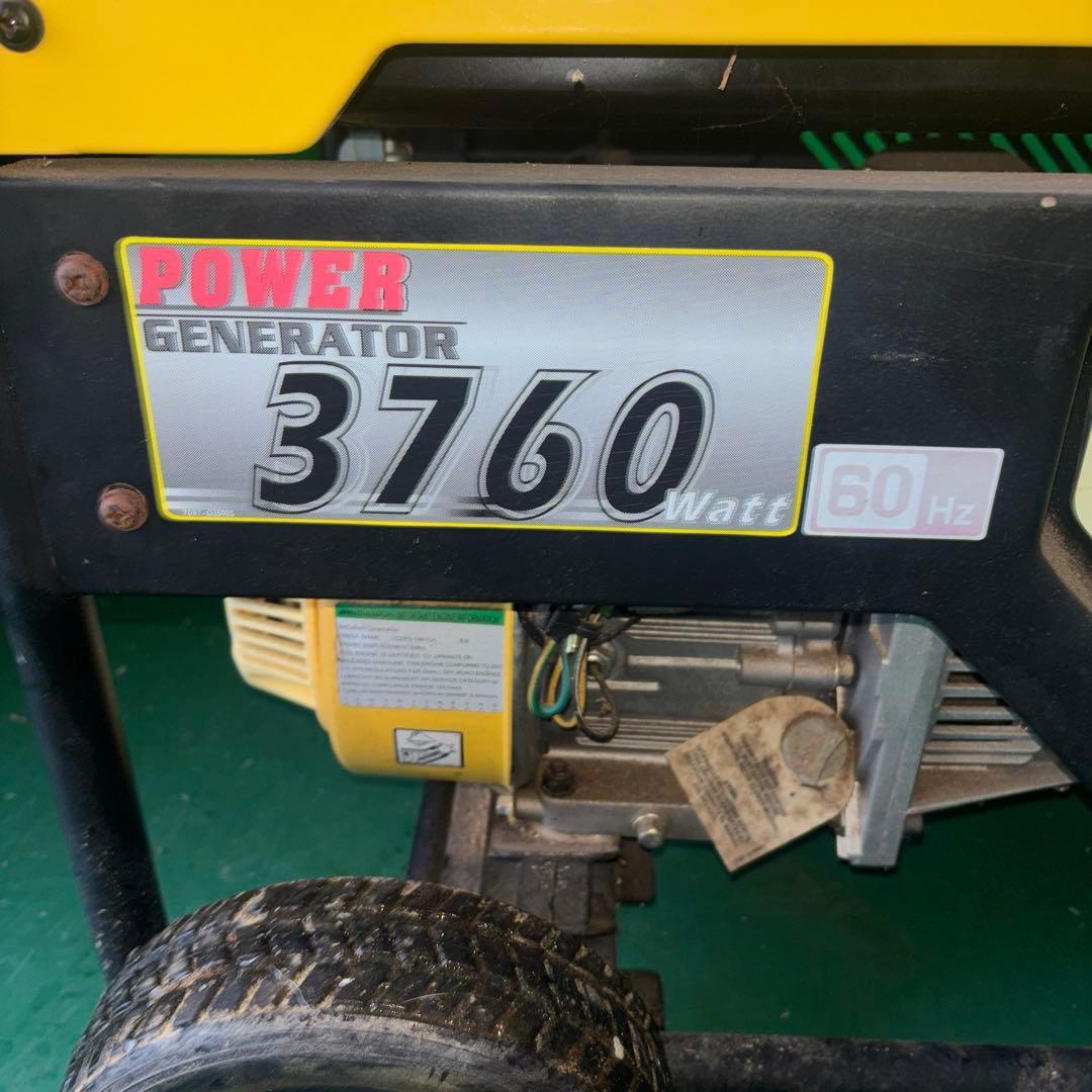 【引取限定】 McCULLOCH FGG350MK ガソリン発電機 3760W