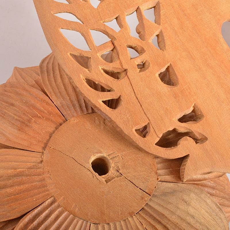 仏教美術　香木　白檀彫刻　阿弥陀如来像　仏像　置物　約504g　D　R6741