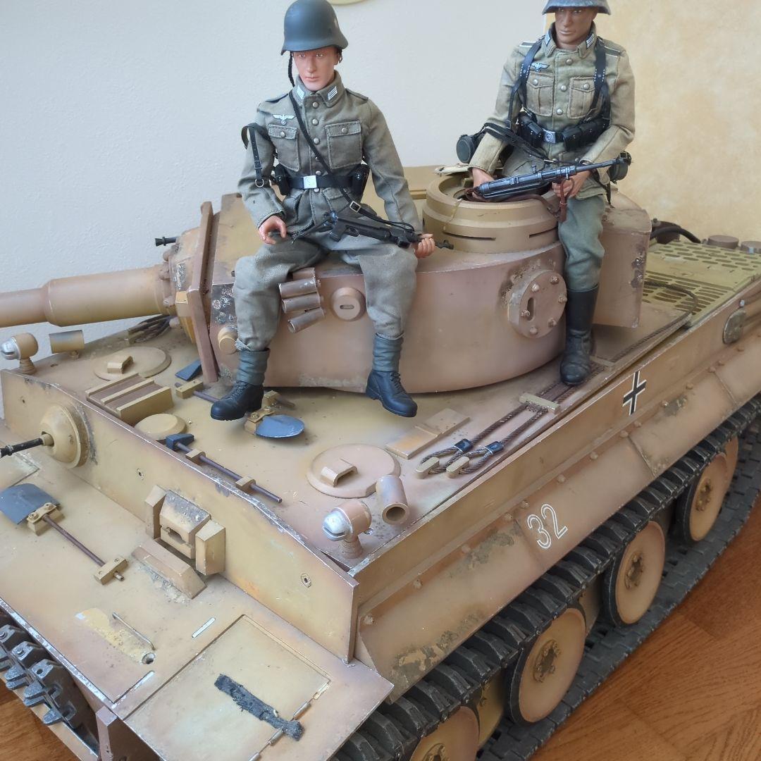 タイガー一型ドイツ戦車　金属製