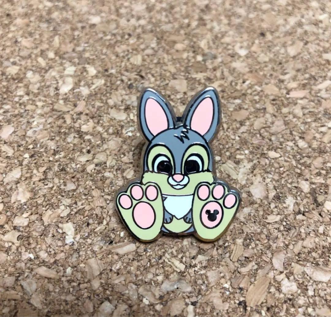 ディズニー とんすけ フラワー WDW ピンバッチ ピンバッジ ピントレ