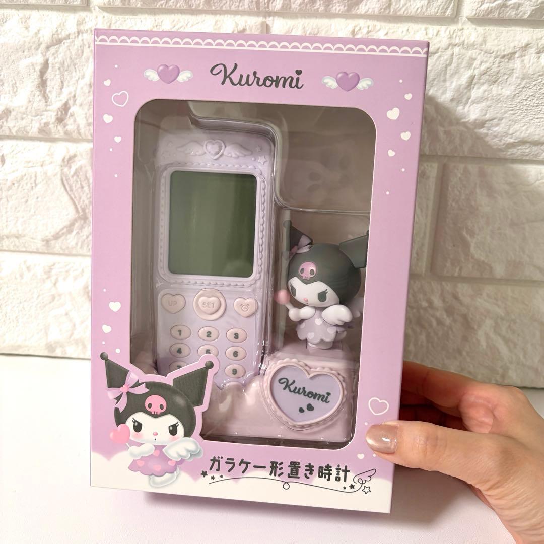新品未開封　サンリオ　クロミ　ガラケー形置き時計