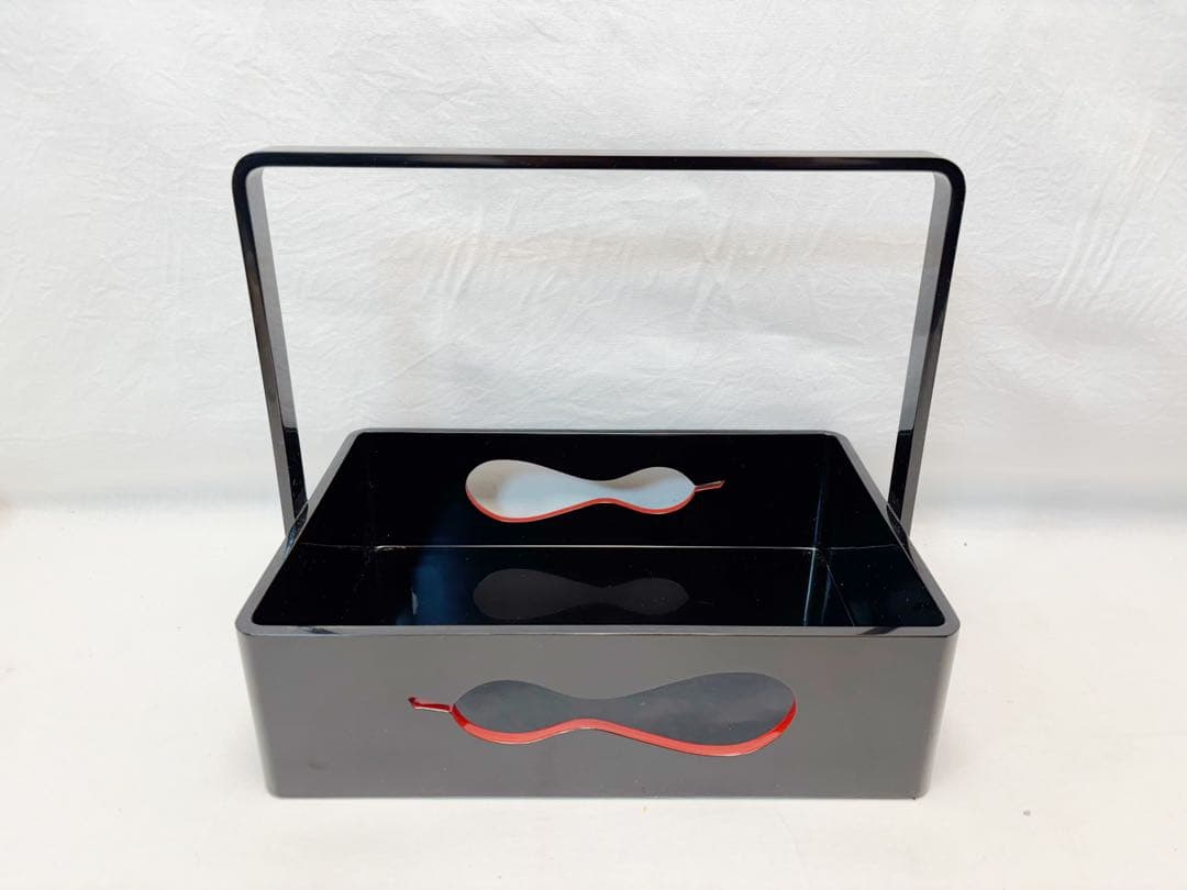 未使用 茶道具 雅峰作 輪島塗 瓢箪透かし 手付莨盆 檜垣良多造 香炉釉瓢形火入