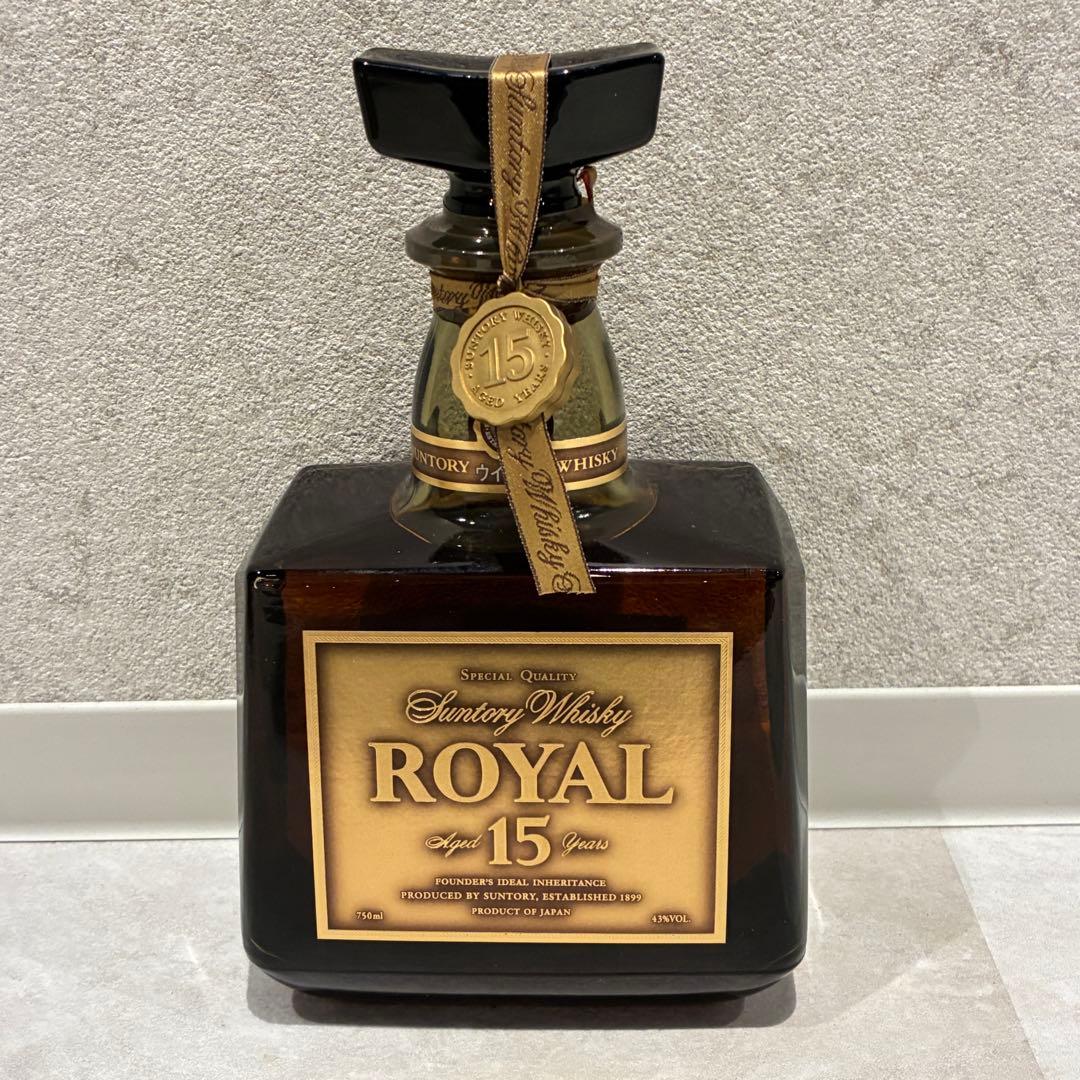 サントリー ウイスキー ローヤル15年 ゴールドラベル 750ml 箱付